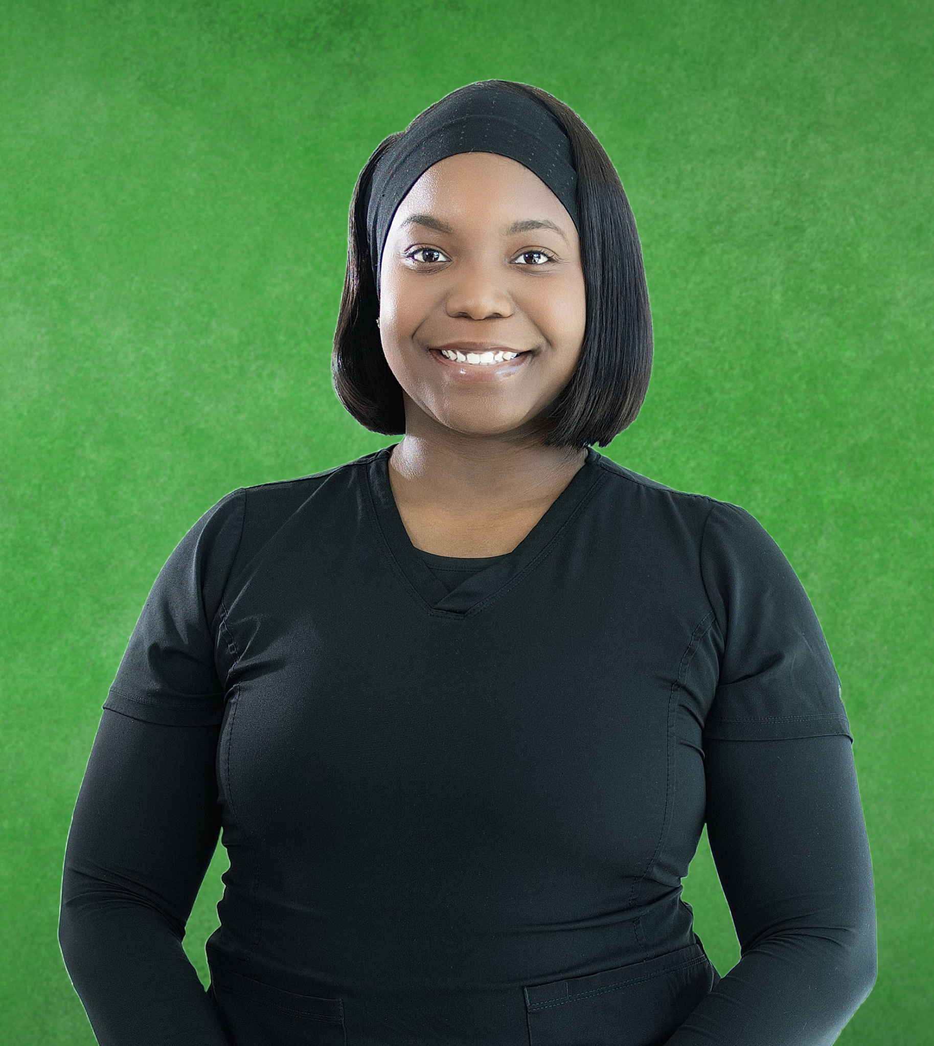 Female dental assistant